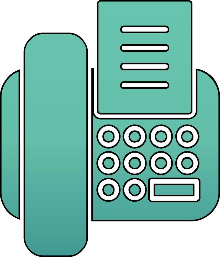 fax vettore icona