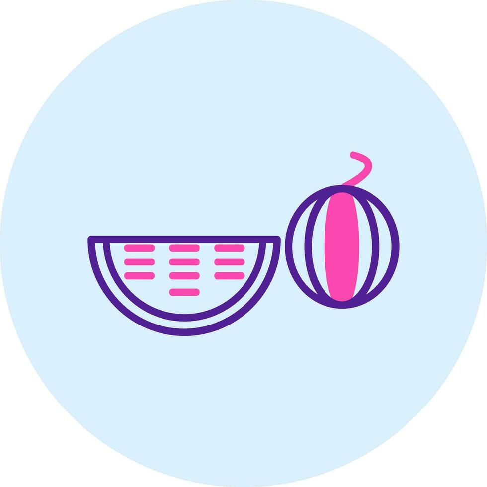 acqua melone vettore icona