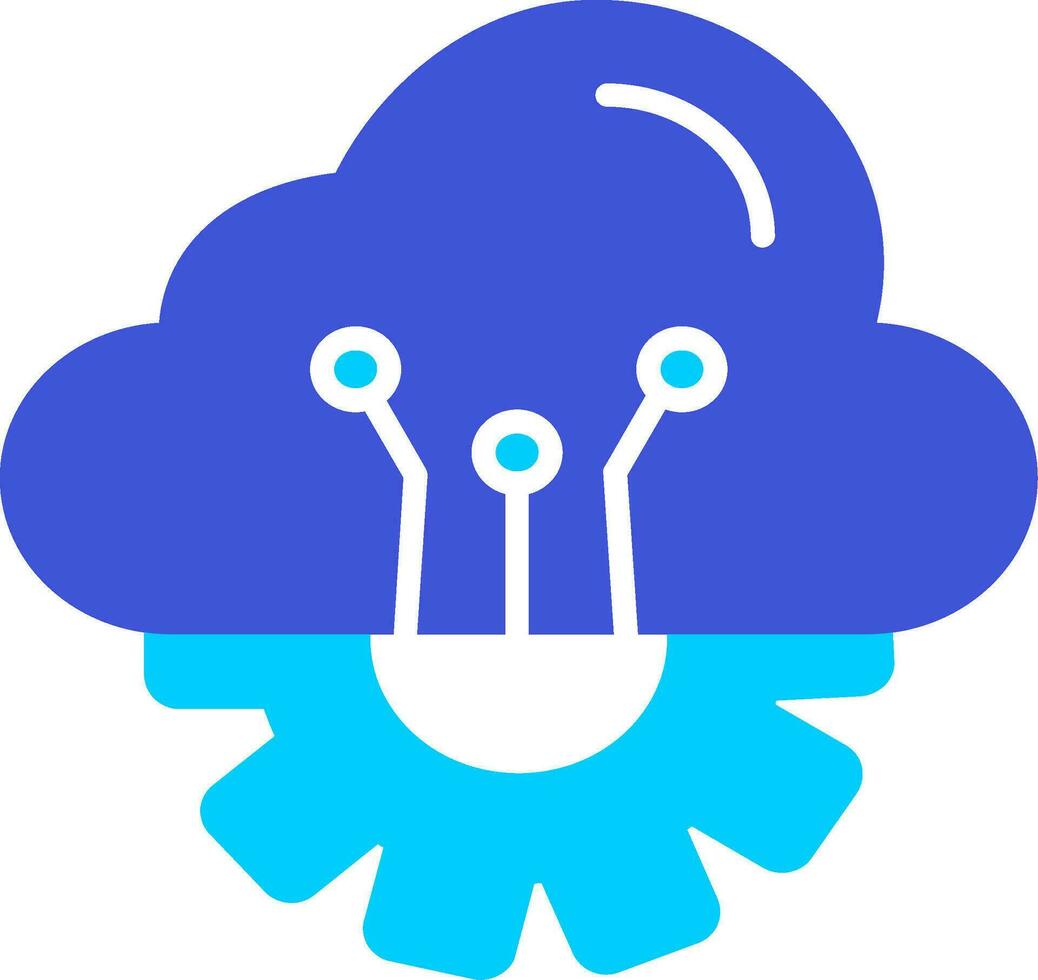 icona del vettore di cloud computing