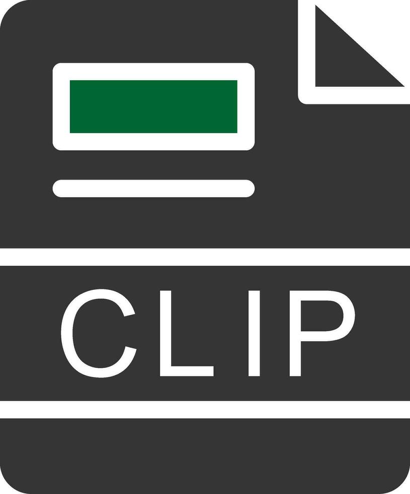 clip creativo icona design vettore