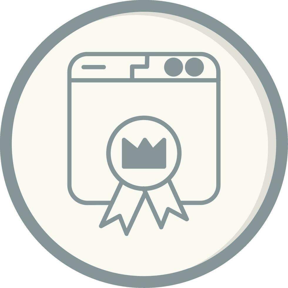 premio sito web vettore icona