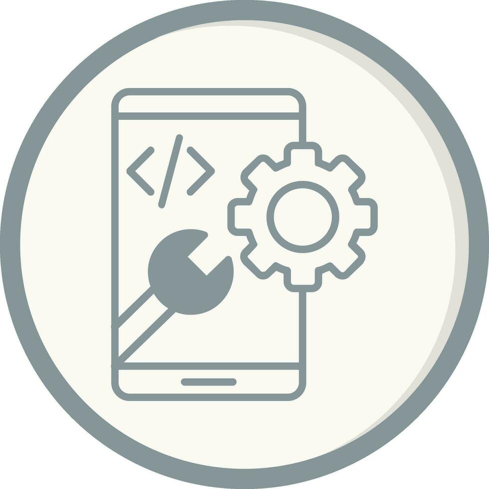 App sviluppo vettore icona