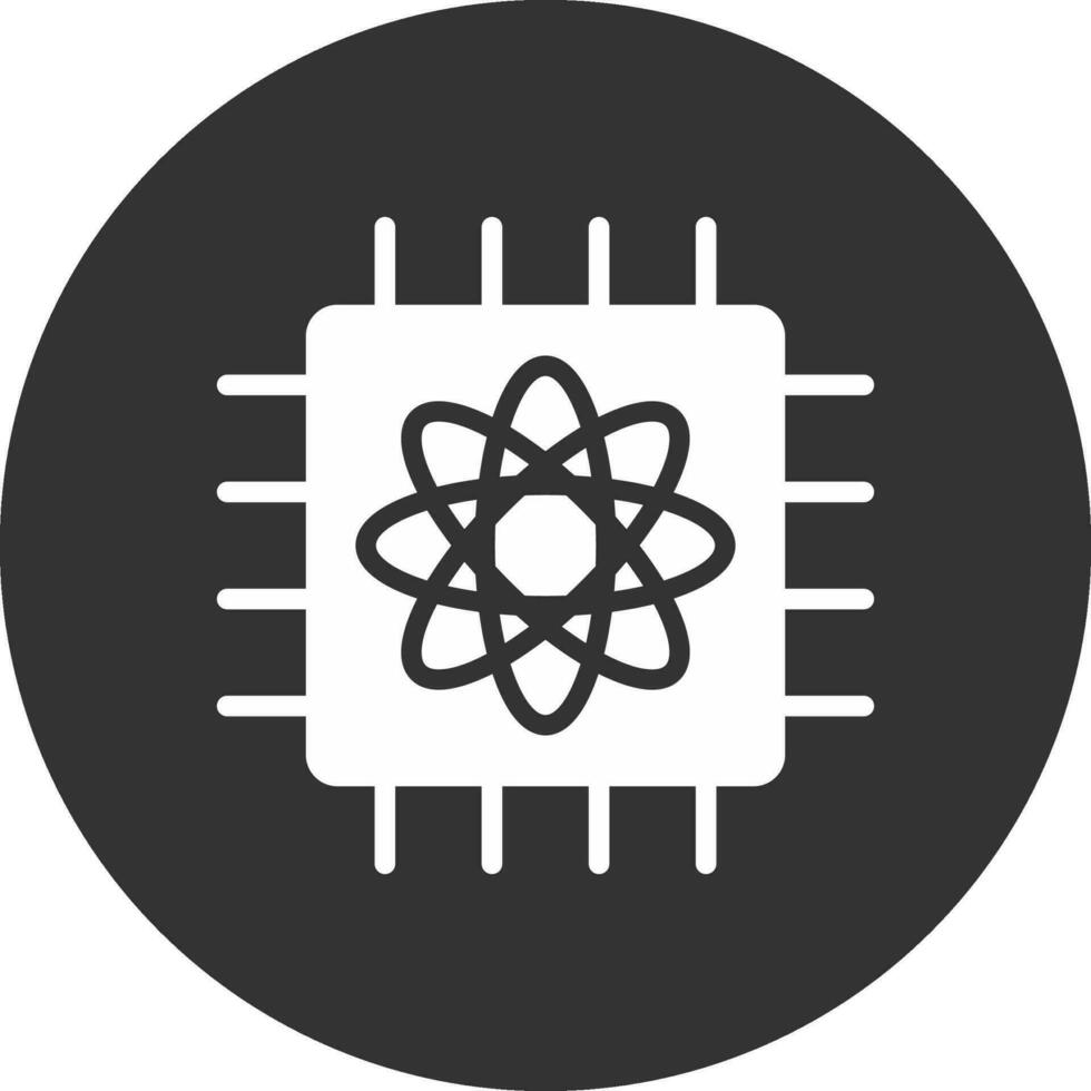 quantistico computer creativo icona design vettore