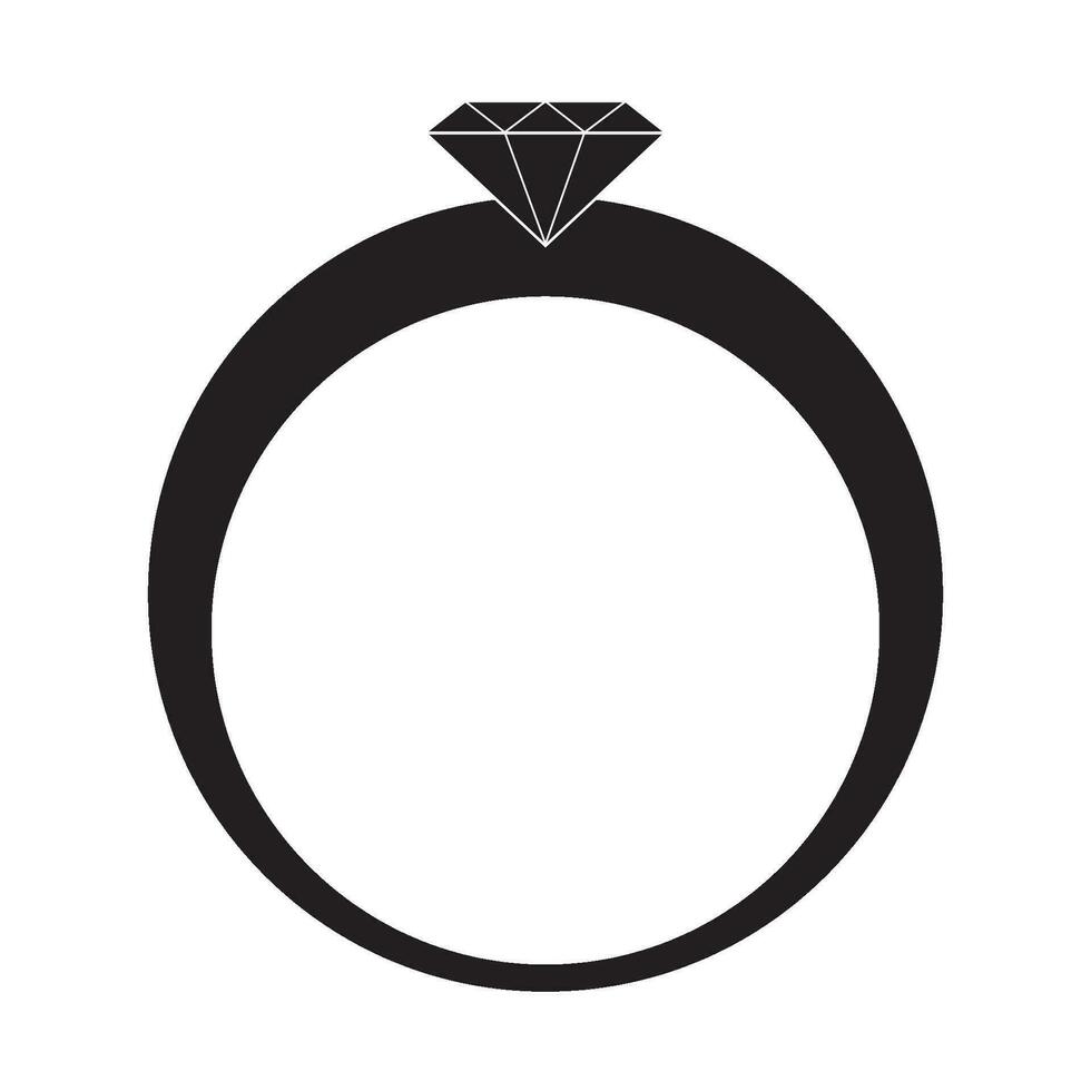diamante icona logo vettore design modello