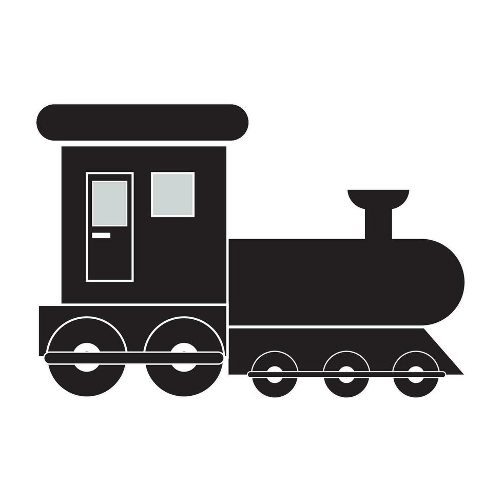 treno icona logo vettore design modello