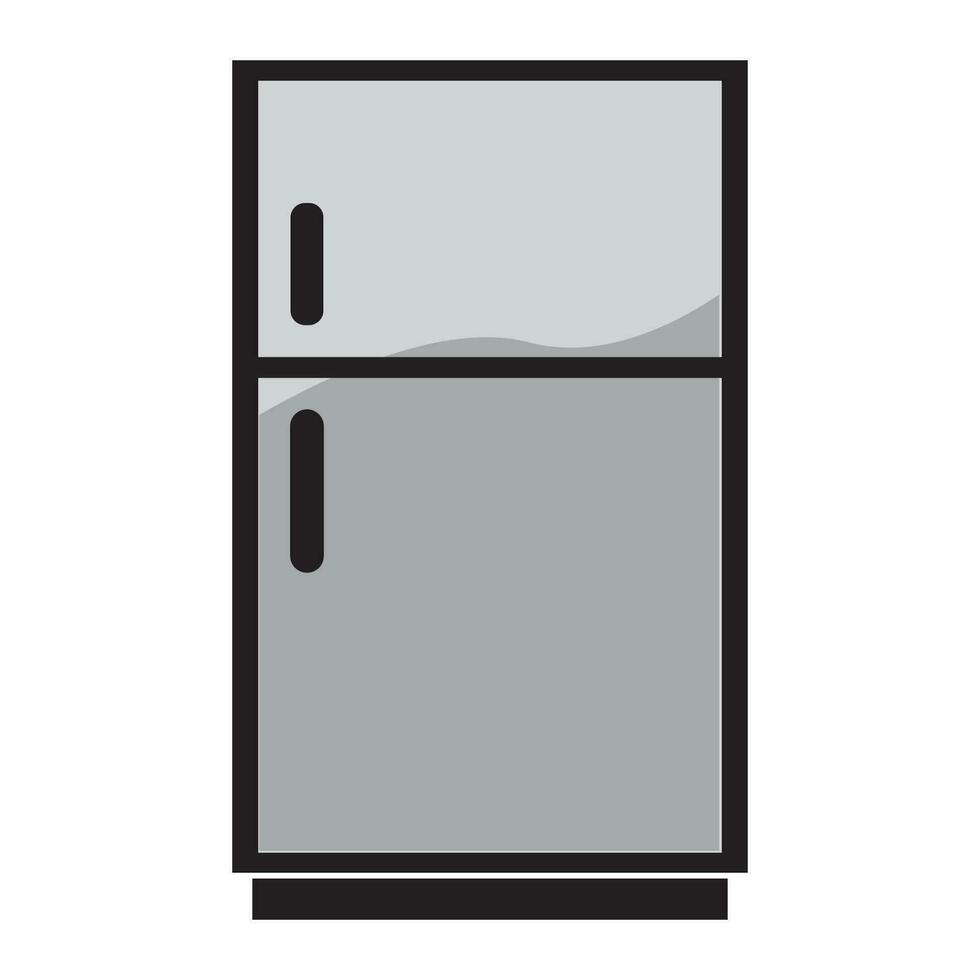 frigorifero icona logo vettore design modello