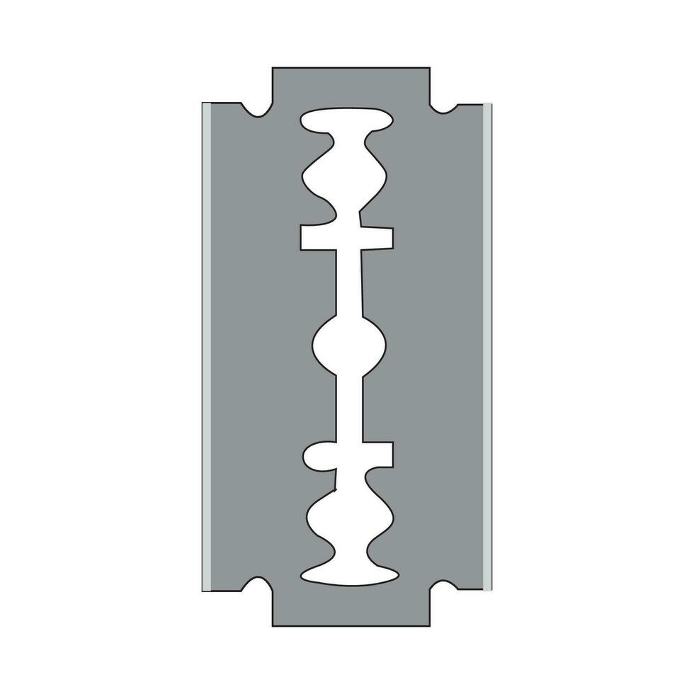 rasoio lama icona logo vettore design modello
