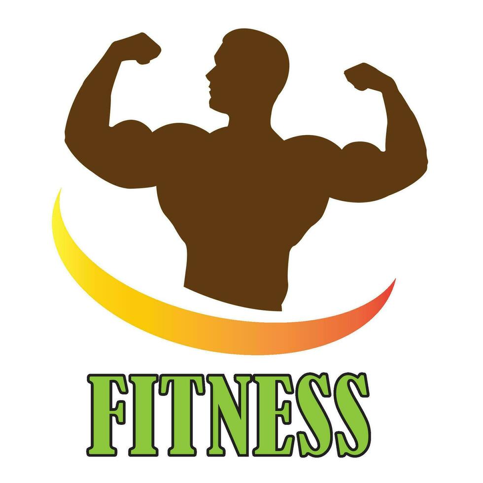 fitness icona logo vettore design modello