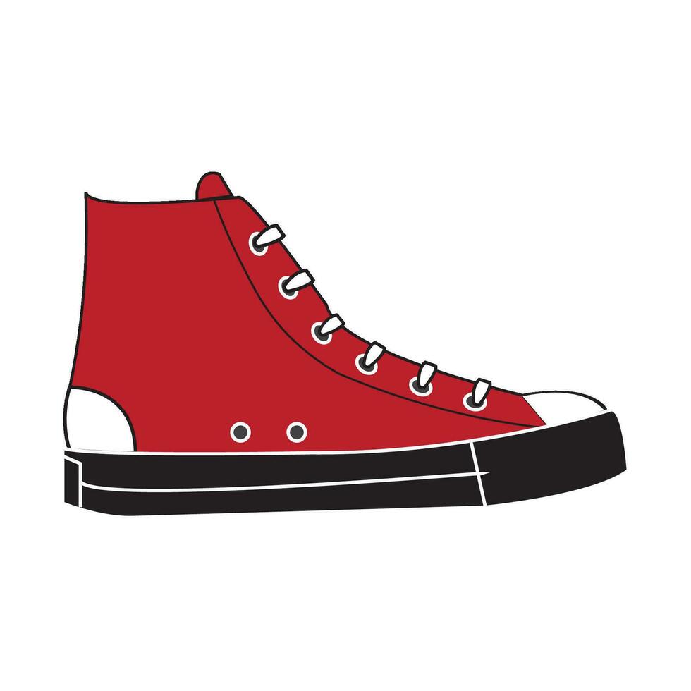 scarpa icona logo vettore design modello