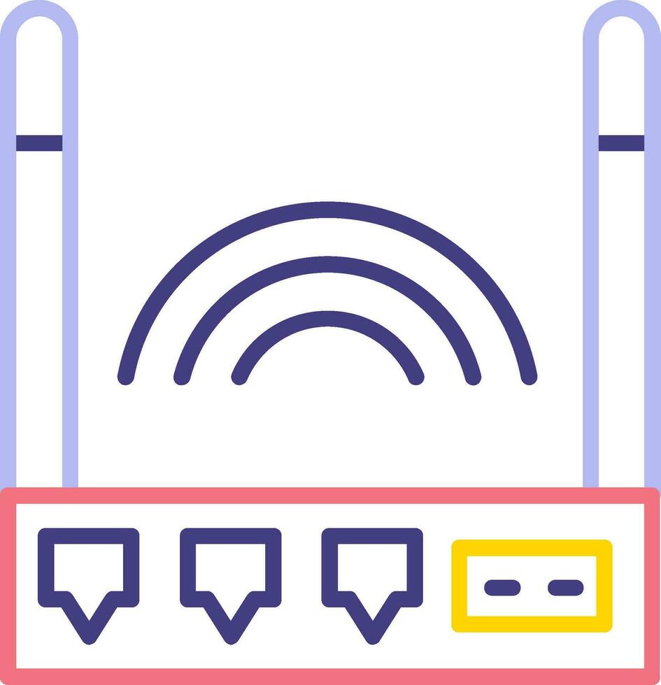 icona di vettore del router