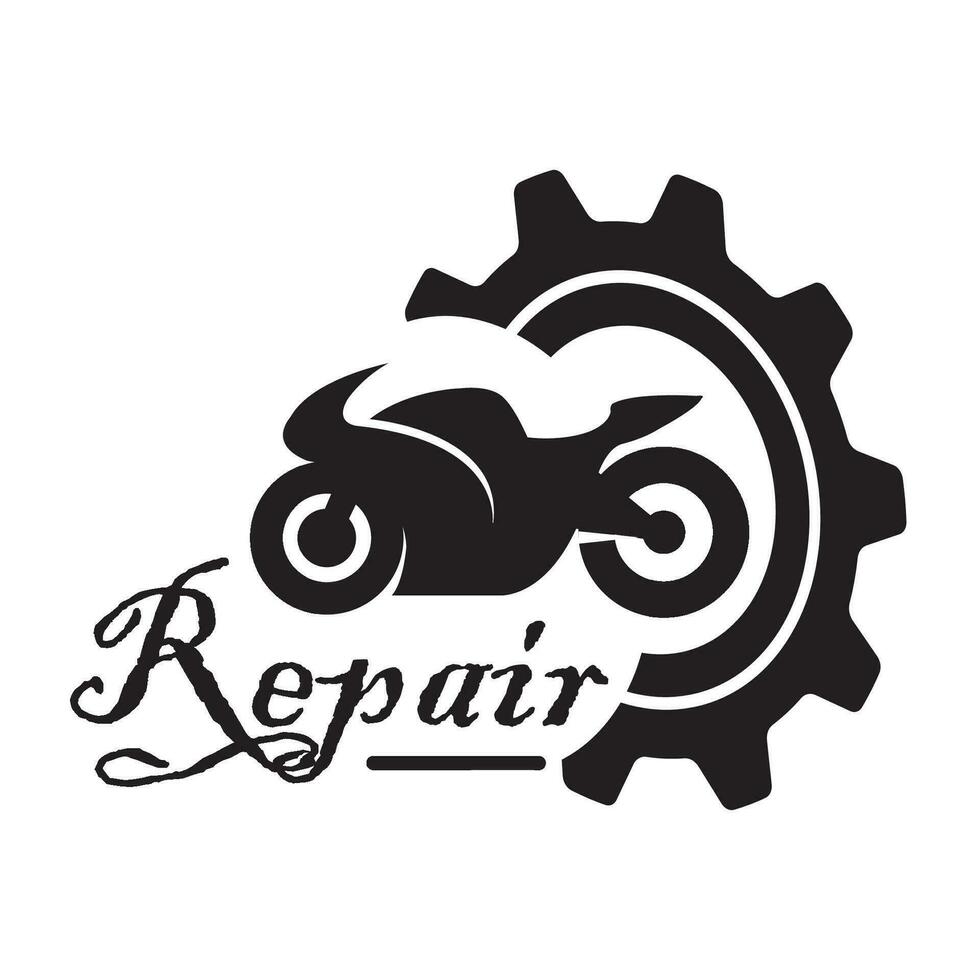 riparazione icona logo vettore design modello