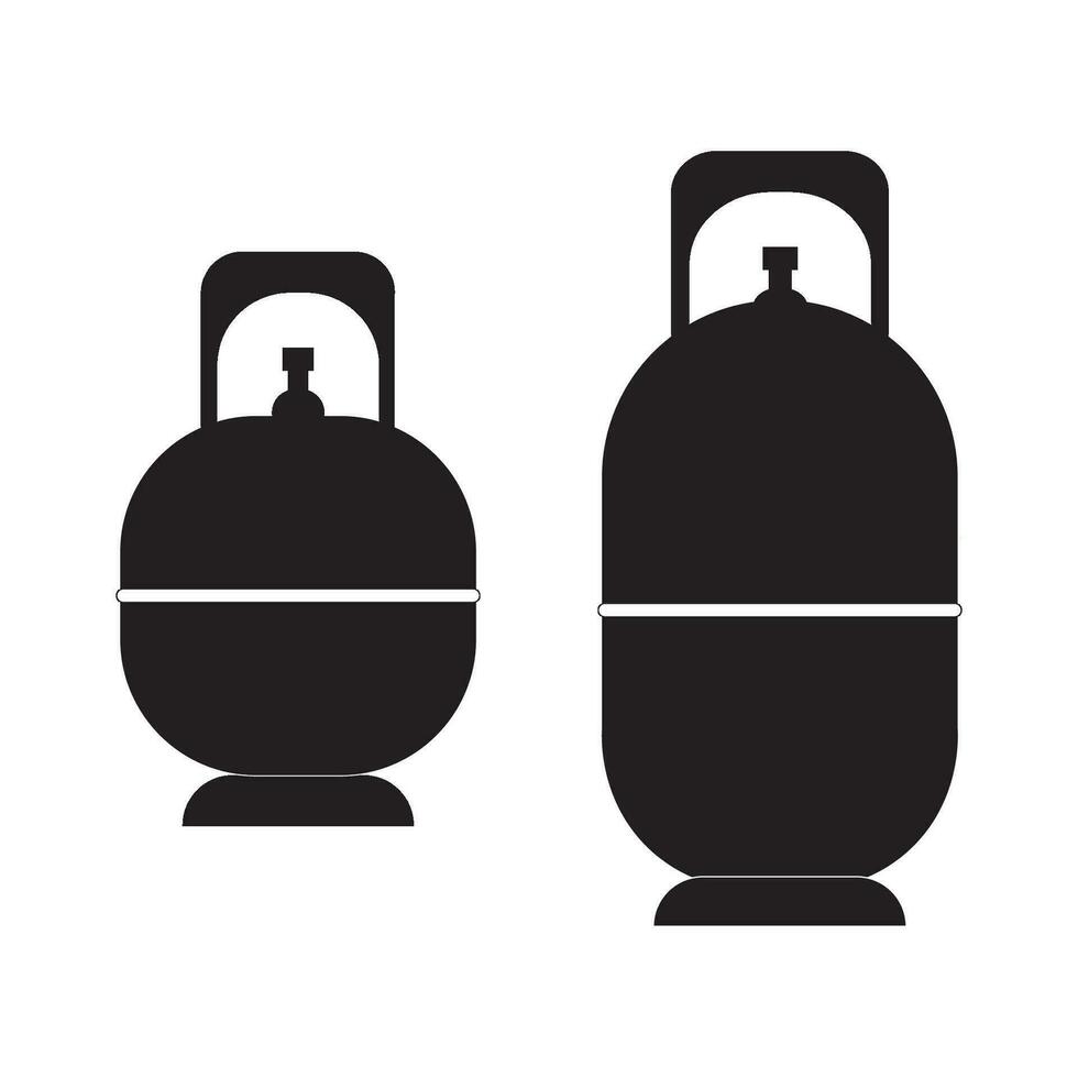 gas cilindri icona logo vettore design modello