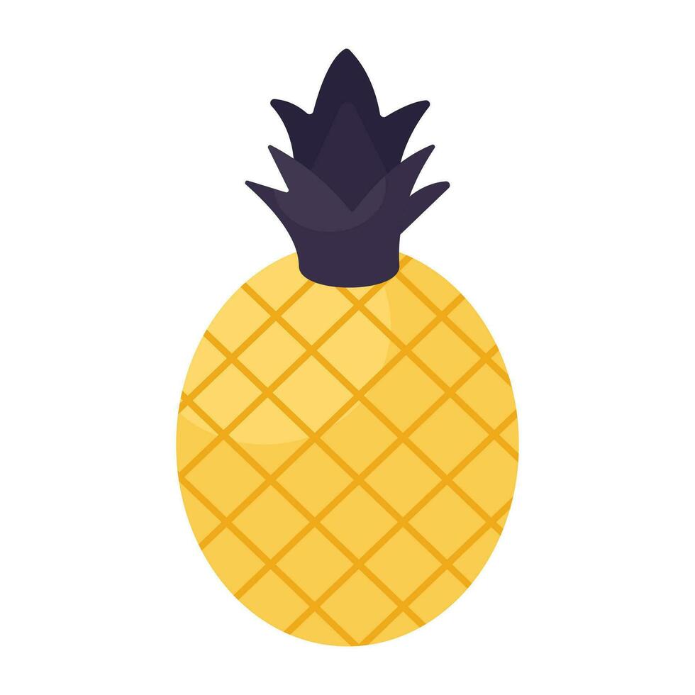 moderno design icona di ananas vettore