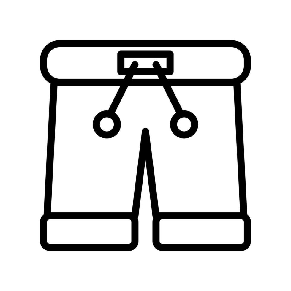 pantaloni icona vettore o logo illustrazione stile