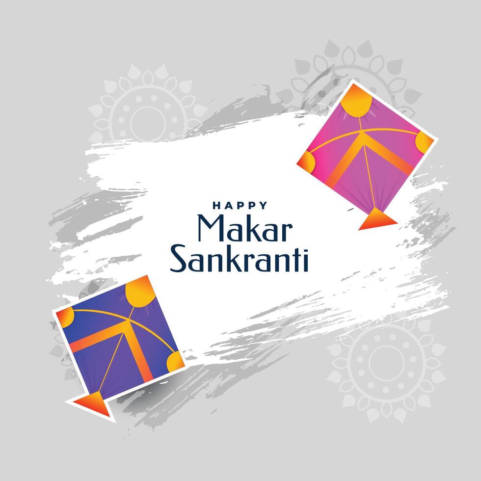 indiano contento makar sankranti Festival sfondo vettore