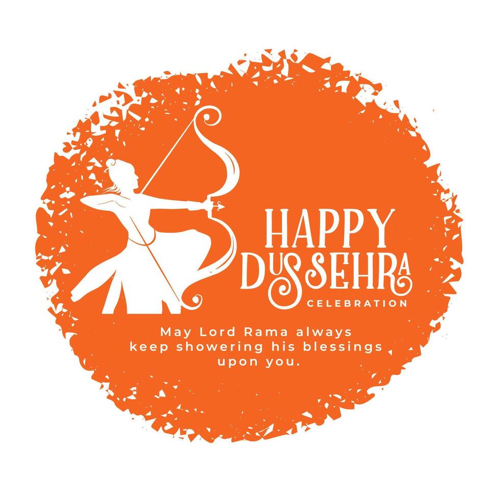 tradizionale indù Festival Dussehra carta design sfondo vettore
