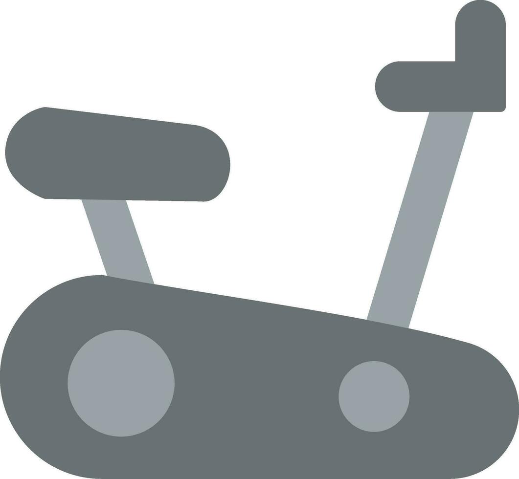 esercizio bicicletta piatto icona vettore