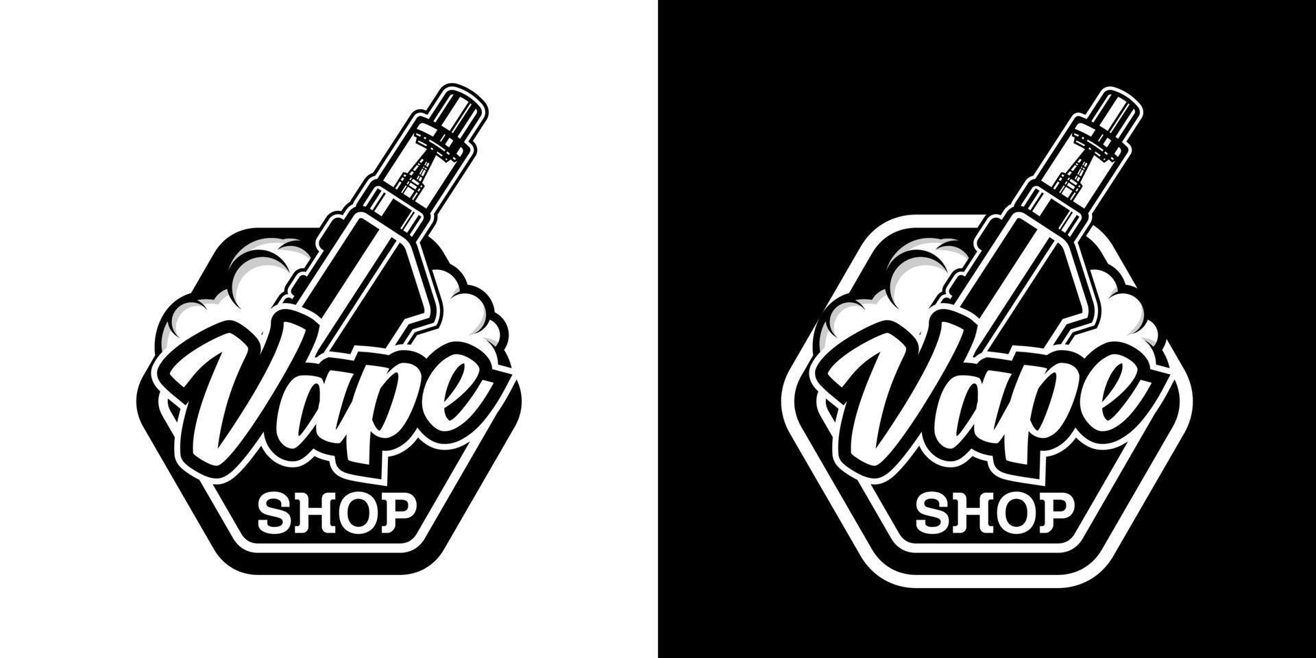 vettore logo vape