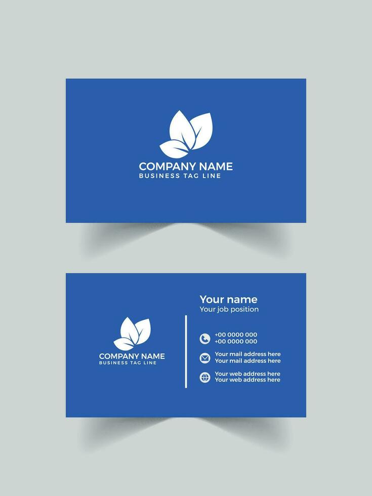 blu colore aziendale attività commerciale carta design vettore