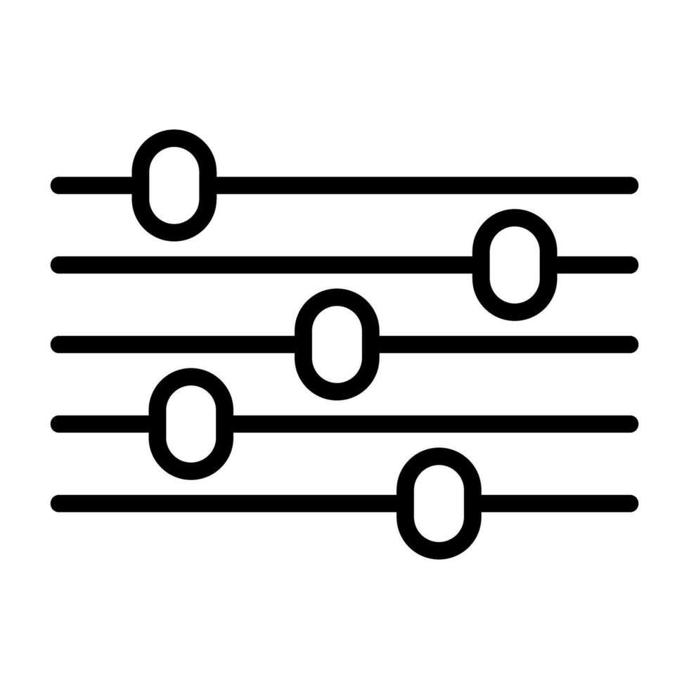 equalizzazione vettore icona