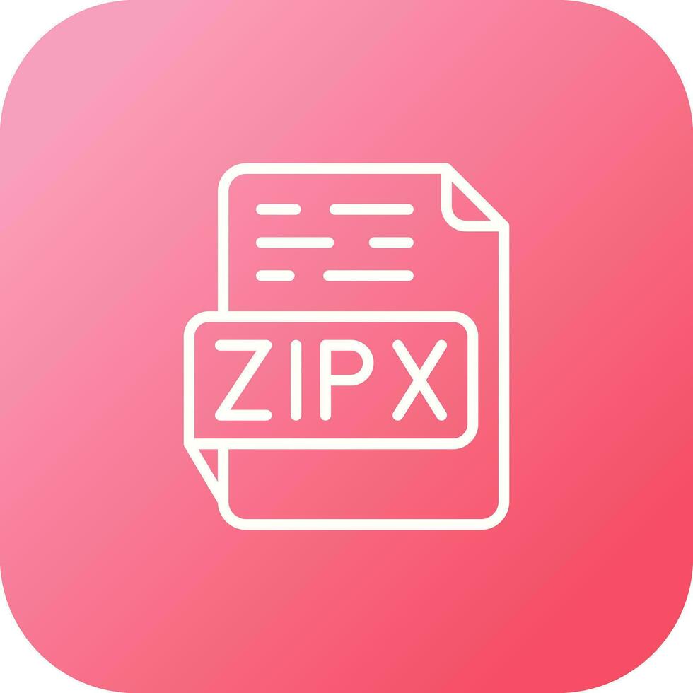 zipx vettore icona