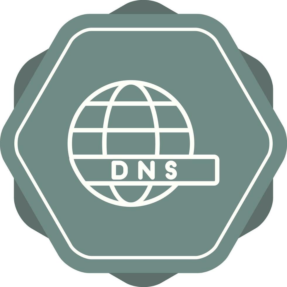 dns server vettore icona