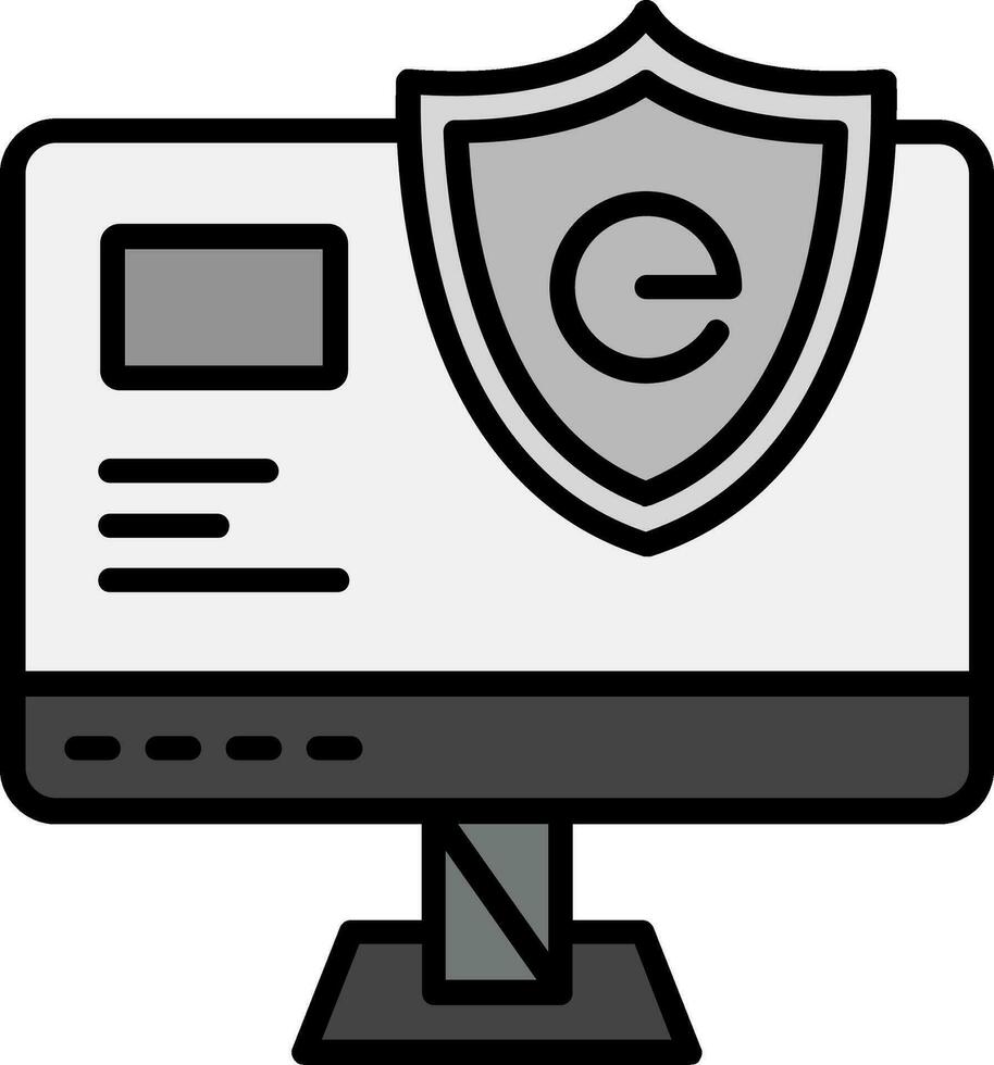 icona di vettore di protezione dei dati