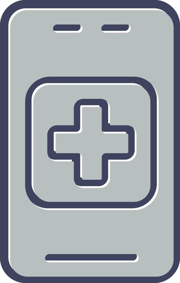 icona di vettore di app medica