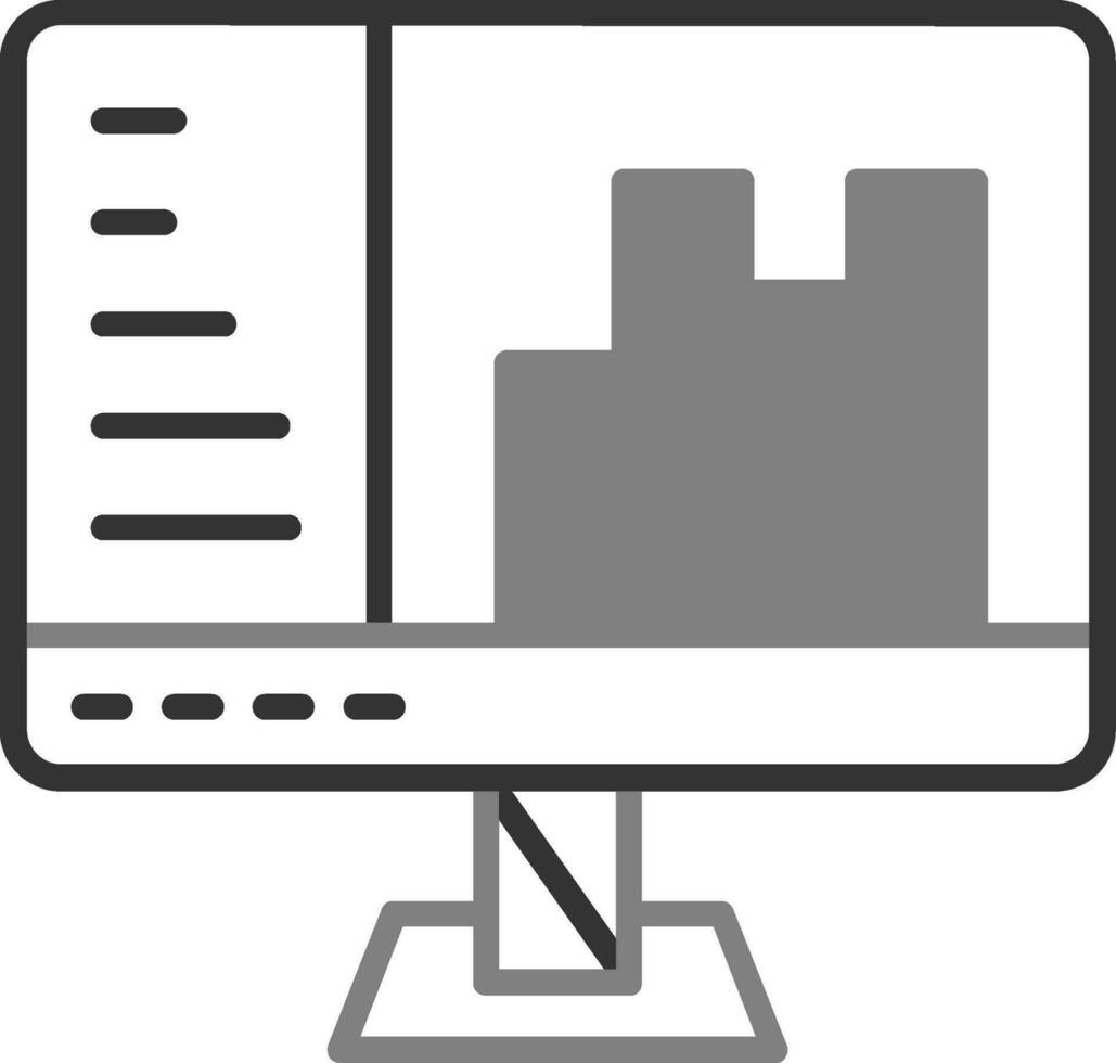 bar grafico vettore icona