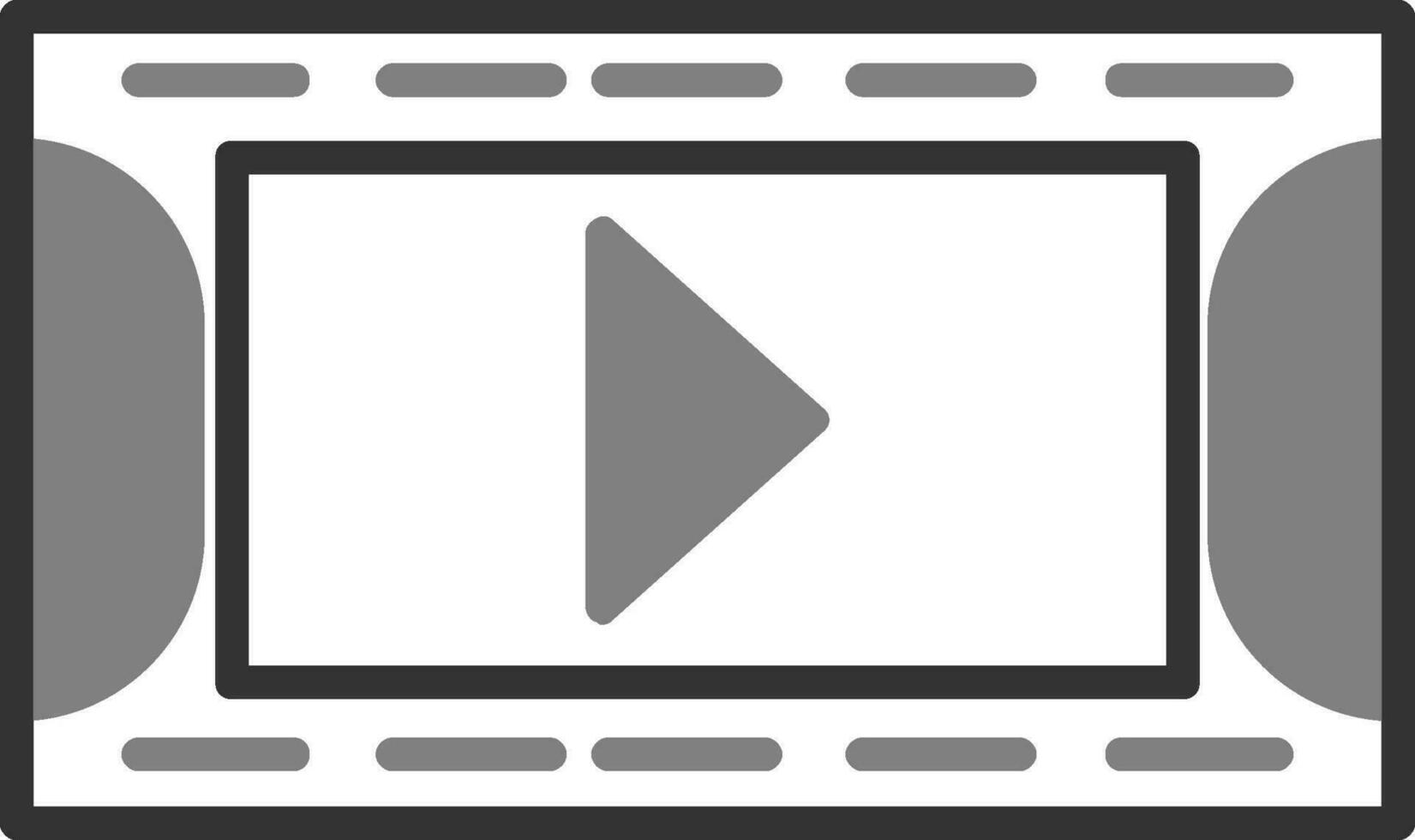 video bobina vettore icona