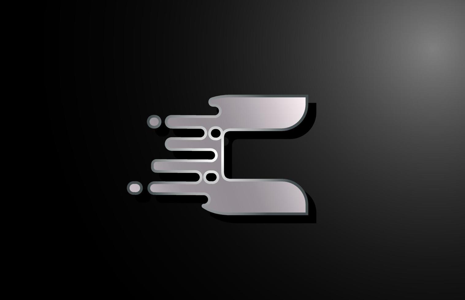 icona del logo della lettera c per affari e società vettore