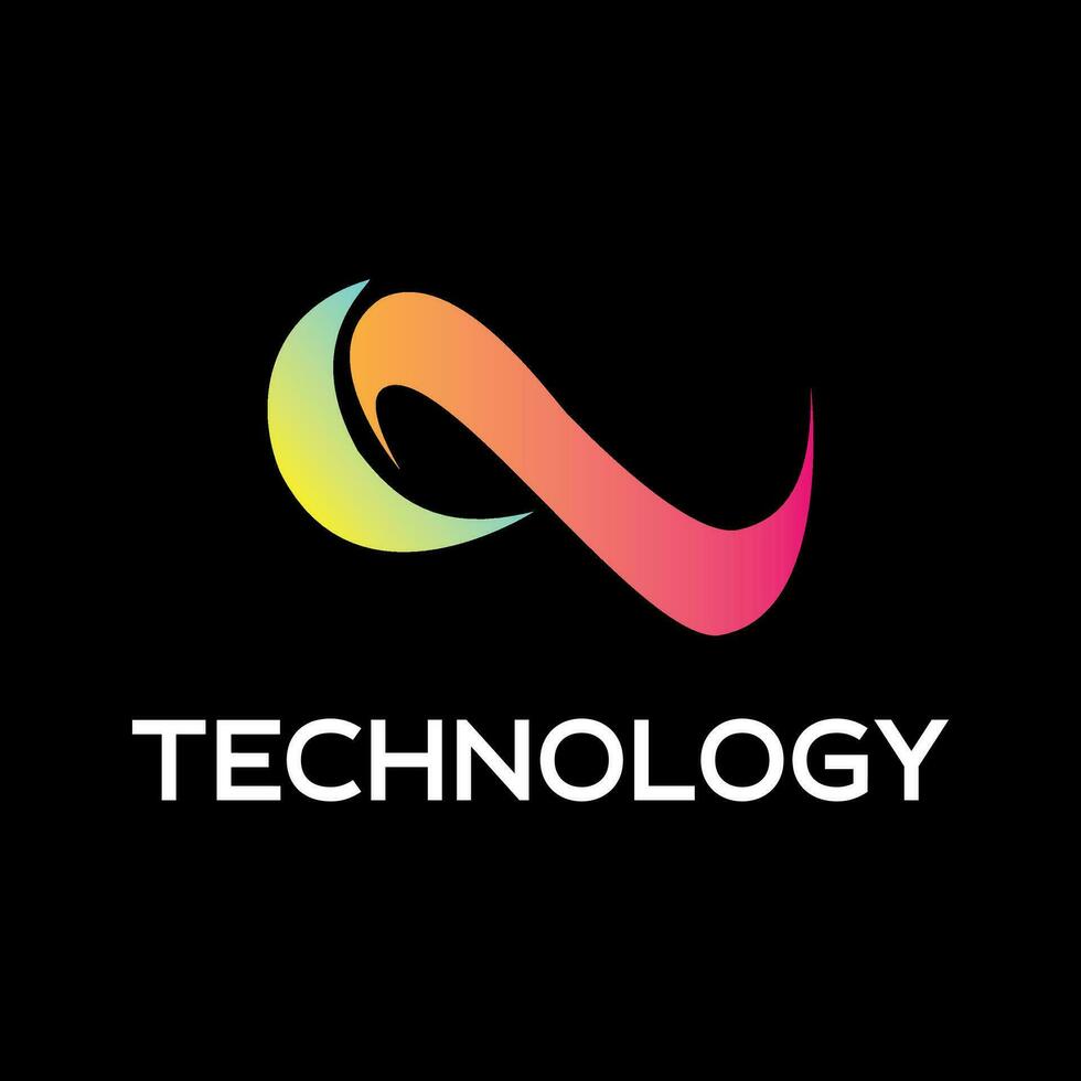 tecnologia logo design vettore modello per aziendale identità, tecnologia, biotecnologia, Internet, sistema, artificiale intelligenza e computer.
