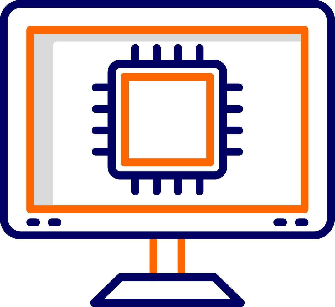 processore vettore icona