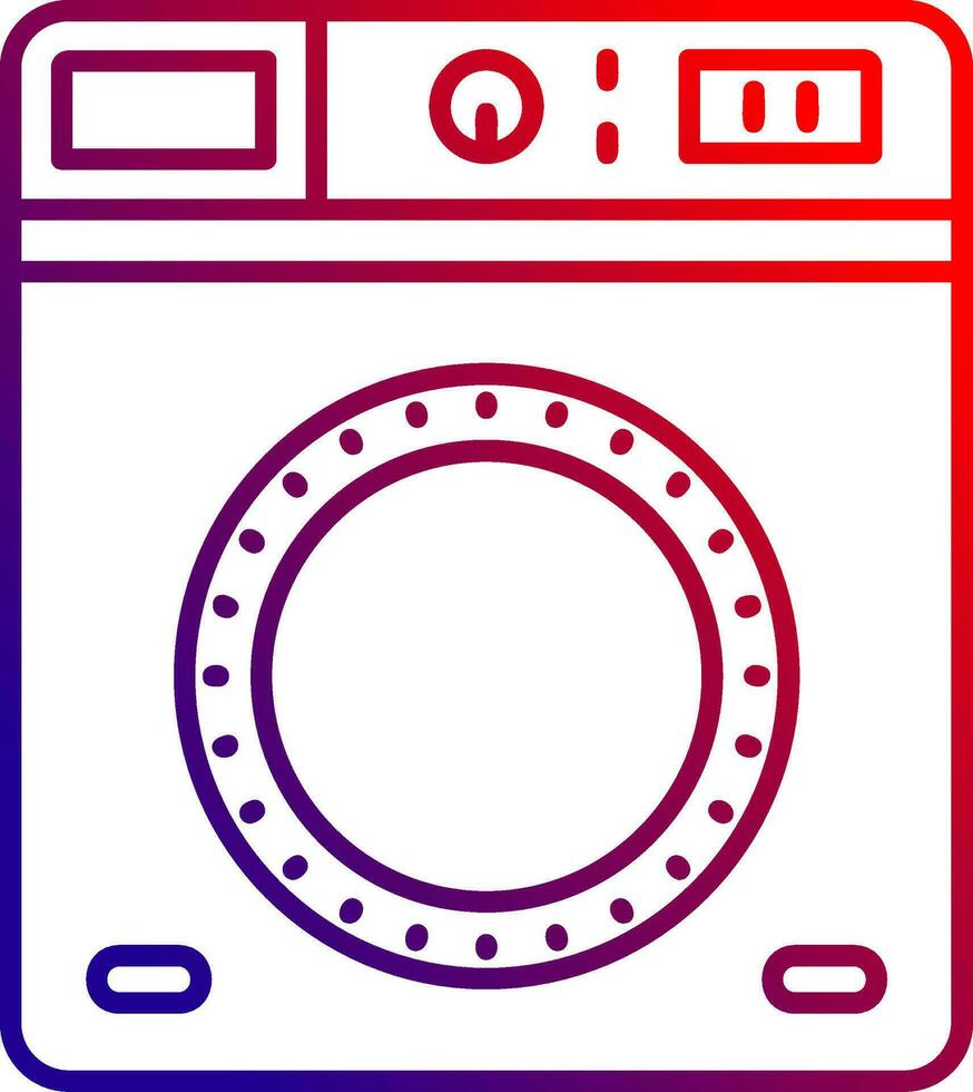 lavanderia linea pendenza icona vettore