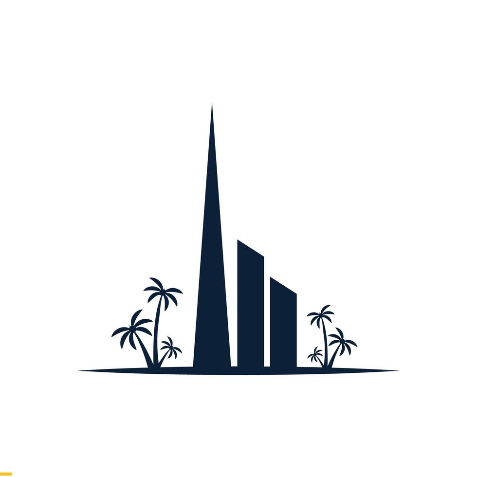 design del logo immobiliare per affari e società vettore