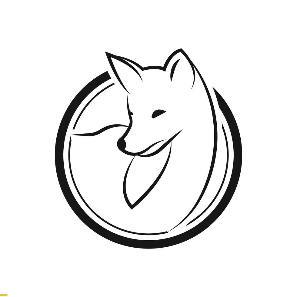 modello di progettazione del logo animale per affari e società. vettore