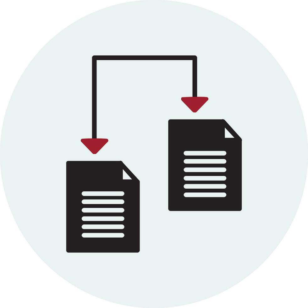 file condivisione vettore icona