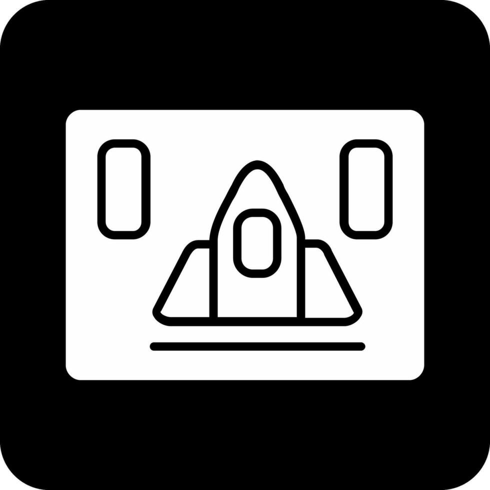 icona di vettore del razzo