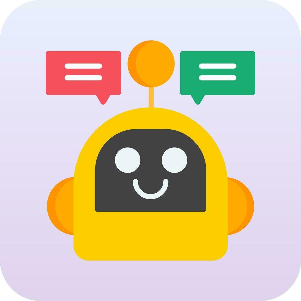chatbot vettore icona