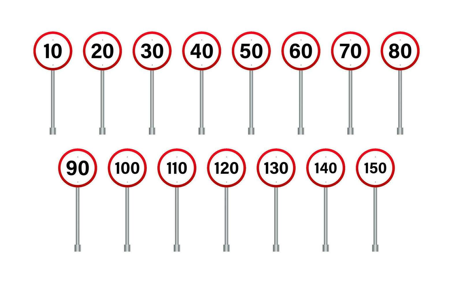 miglia strada cartello per ragnatela design. nero sfondo. vettore sfondo.