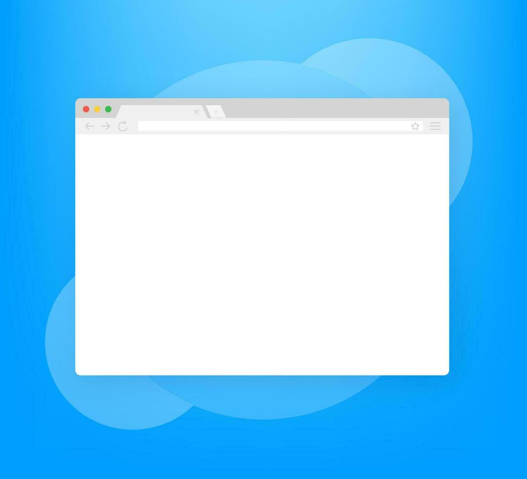 del browser finestra vettore illustrazione. del browser o ragnatela del browser nel piatto stile. finestra concetto Internet browser.