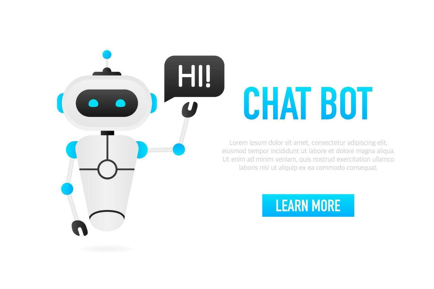 chatbot icona concetto, Chiacchierare Bot o chatterbot. robot virtuale assistenza di sito web o mobile applicazioni. vettore illustrazione