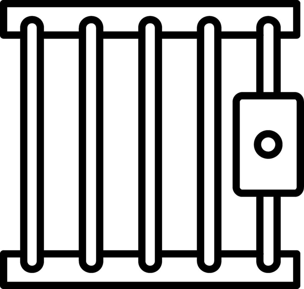 prigione vettore icona