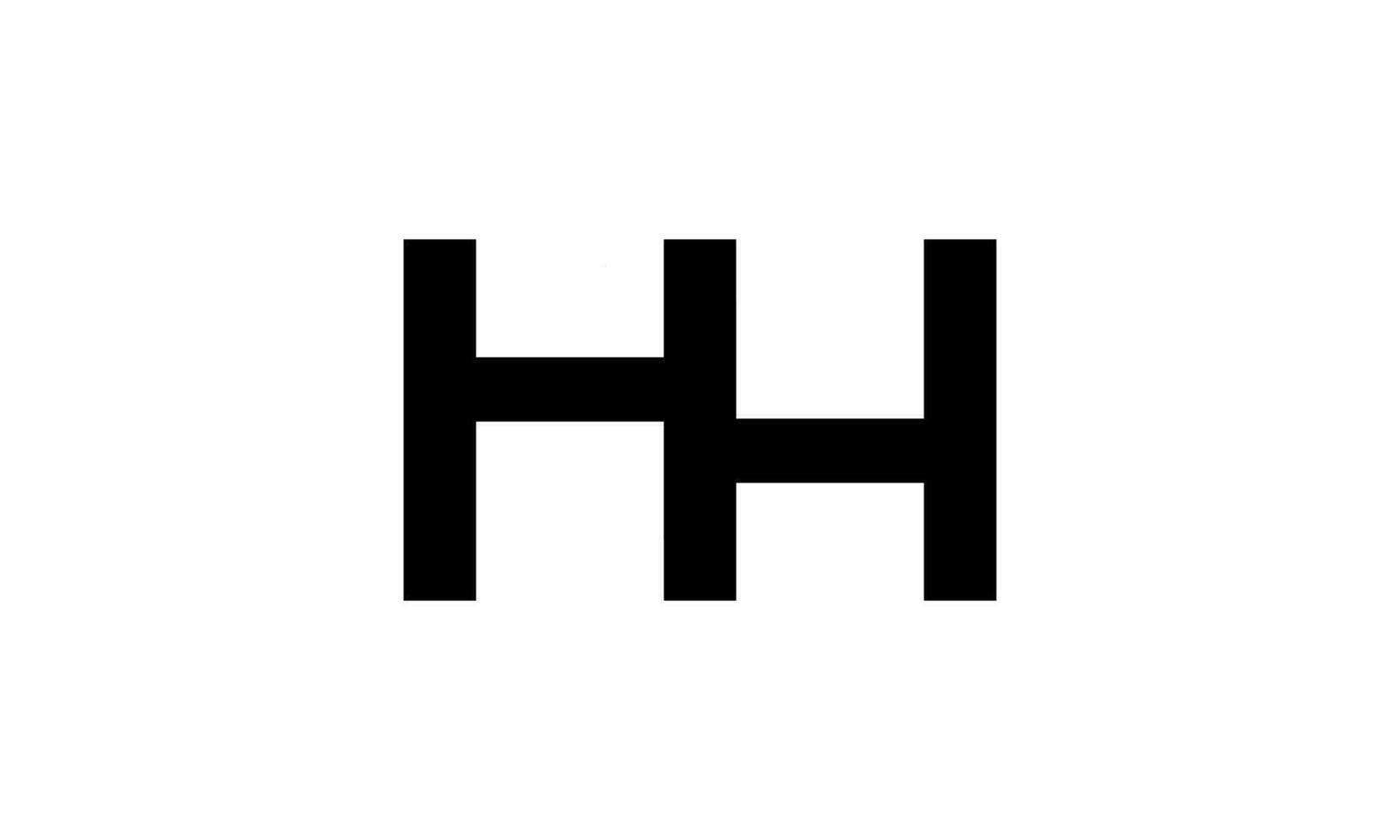 lettera hh logo professionista vettore file professionista vettore