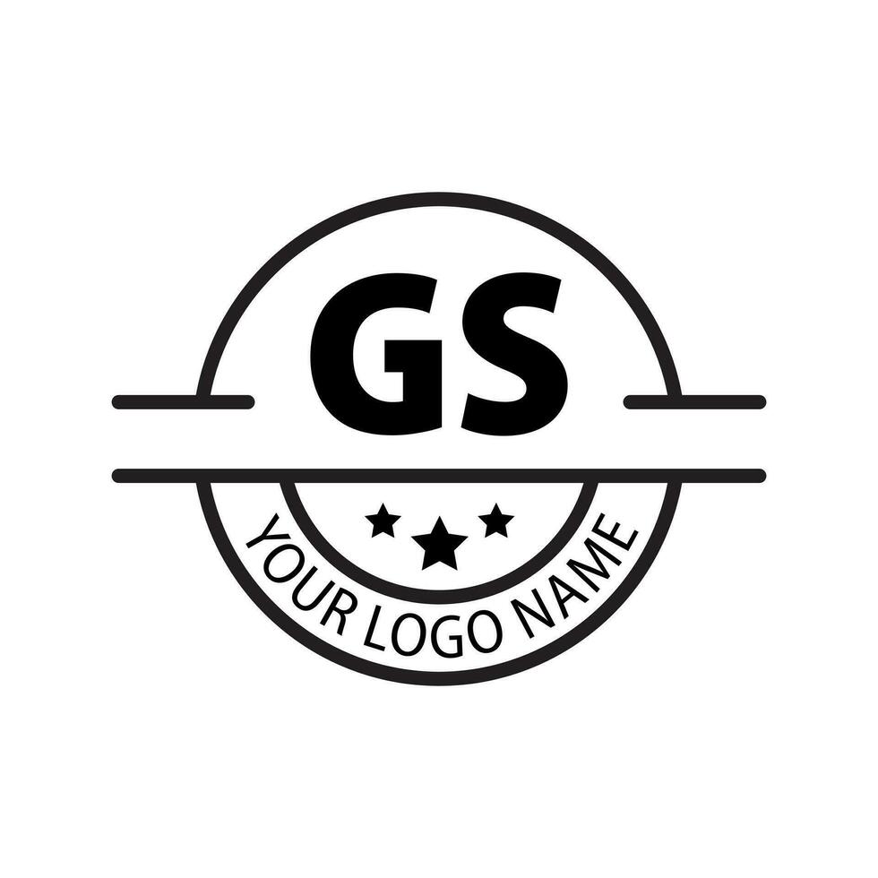 lettera gs logo. gs logo design vettore illustrazione per creativo azienda, attività commerciale, industria. professionista vettore