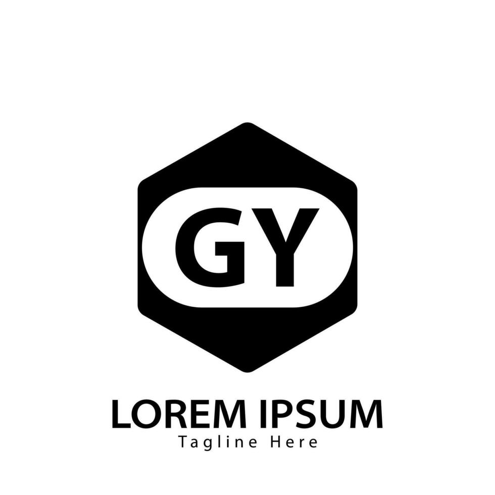 lettera gy logo. gy logo design vettore illustrazione per creativo azienda, attività commerciale, industria. professionista vettore