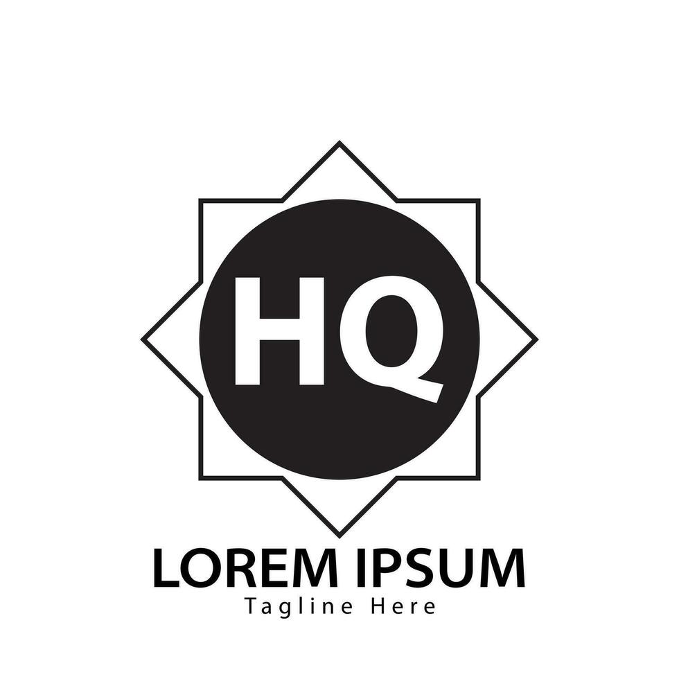 lettera hq logo. hq logo design vettore illustrazione per creativo azienda, attività commerciale, industria. professionista vettore