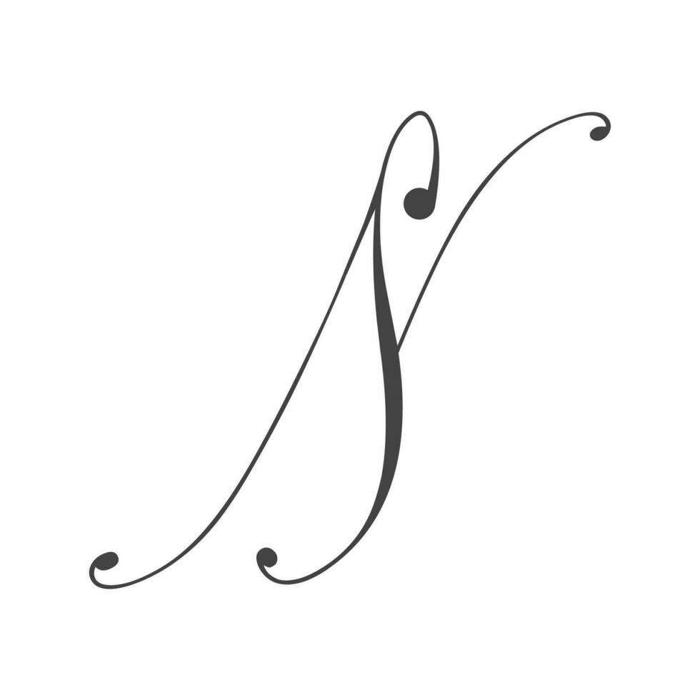 alfabeto lettere iniziali monogramma logo ns, sn, S e n vettore