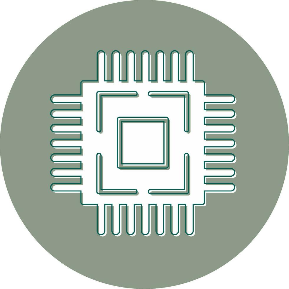processore vettore icona