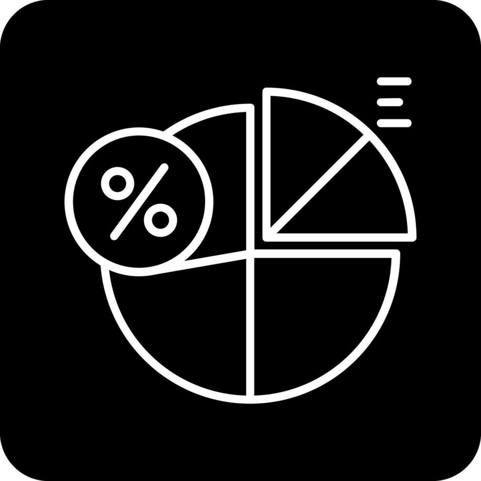 percentuale vettore icona